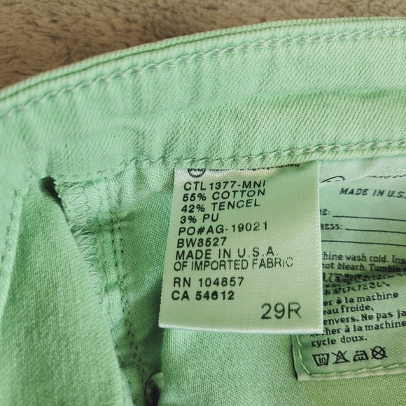 AG Adriano Goldschmied The Stevie Ankle Slim Straight Leg jeans size 29​ - Picture 10 of 10